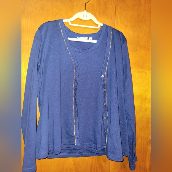 NWOT Liz Claiborne 2piece cardigan/tank set - Picture 6 of 11